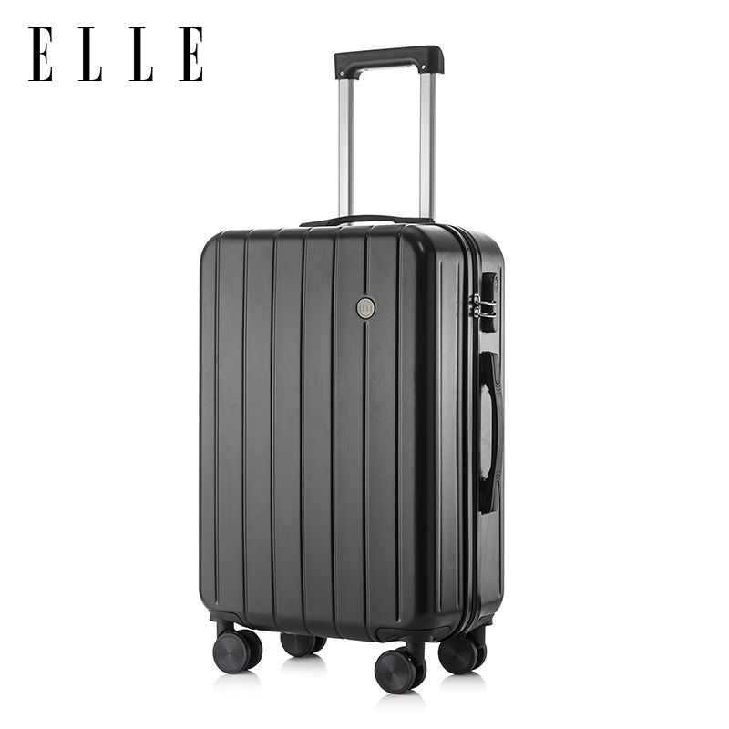 【ELLE】大容量行李箱女拉杆箱子耐用结实24寸密码箱20寸登机旅行箱子