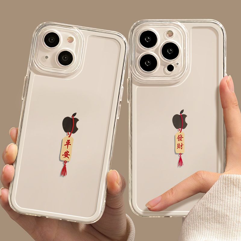 发财iPhone16苹果17手机壳12情侣11promax软壳XR防摔XS透明78plus