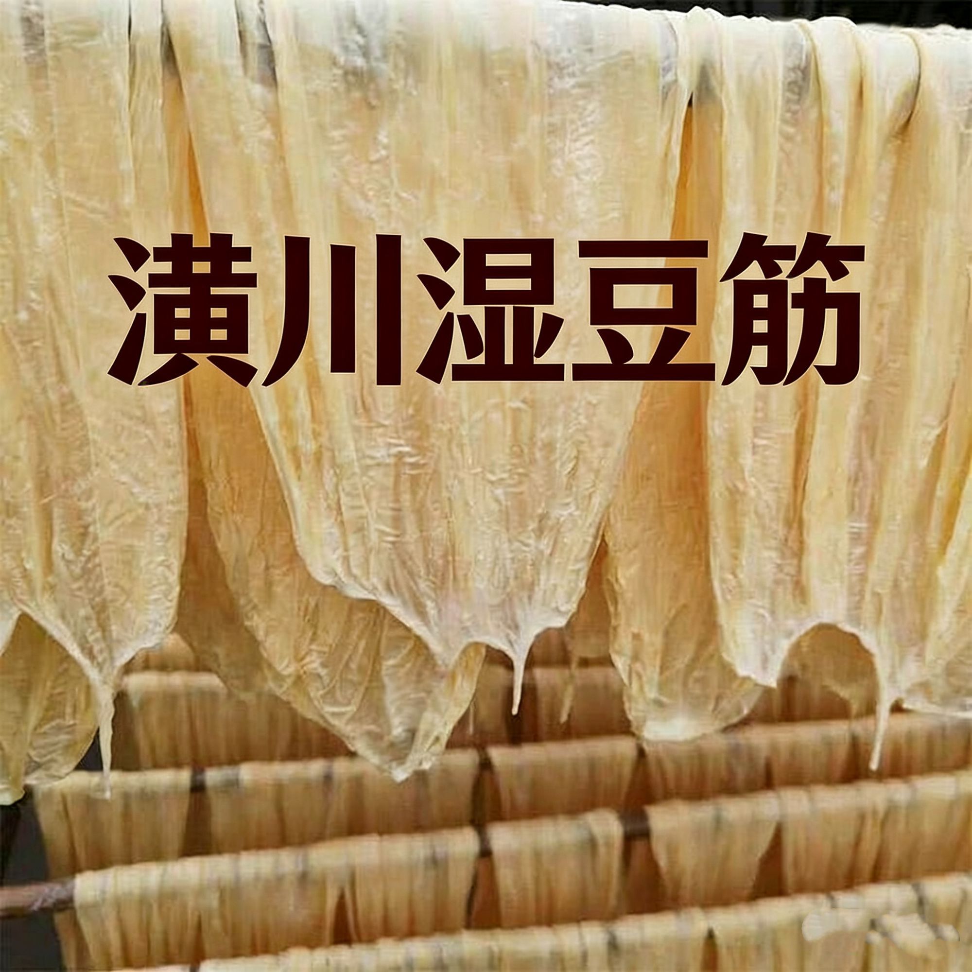 信阳特产潢川正宗湿豆筋 手工鲜做豆香浓郁 涮炒炖皆可