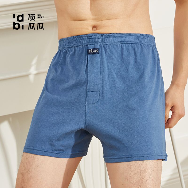 【顶瓜瓜】男士纯棉阿罗裤宽松版型男内裤平角裤家居四角裤全棉大裤衩