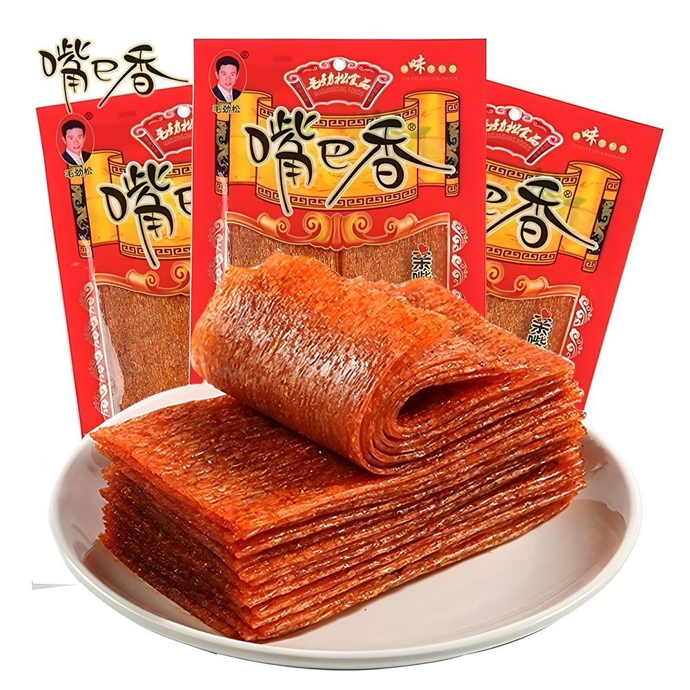 嘴巴香辣条亲嘴片麻辣味香辣片8090后怀旧童年零食小吃老式大辣片