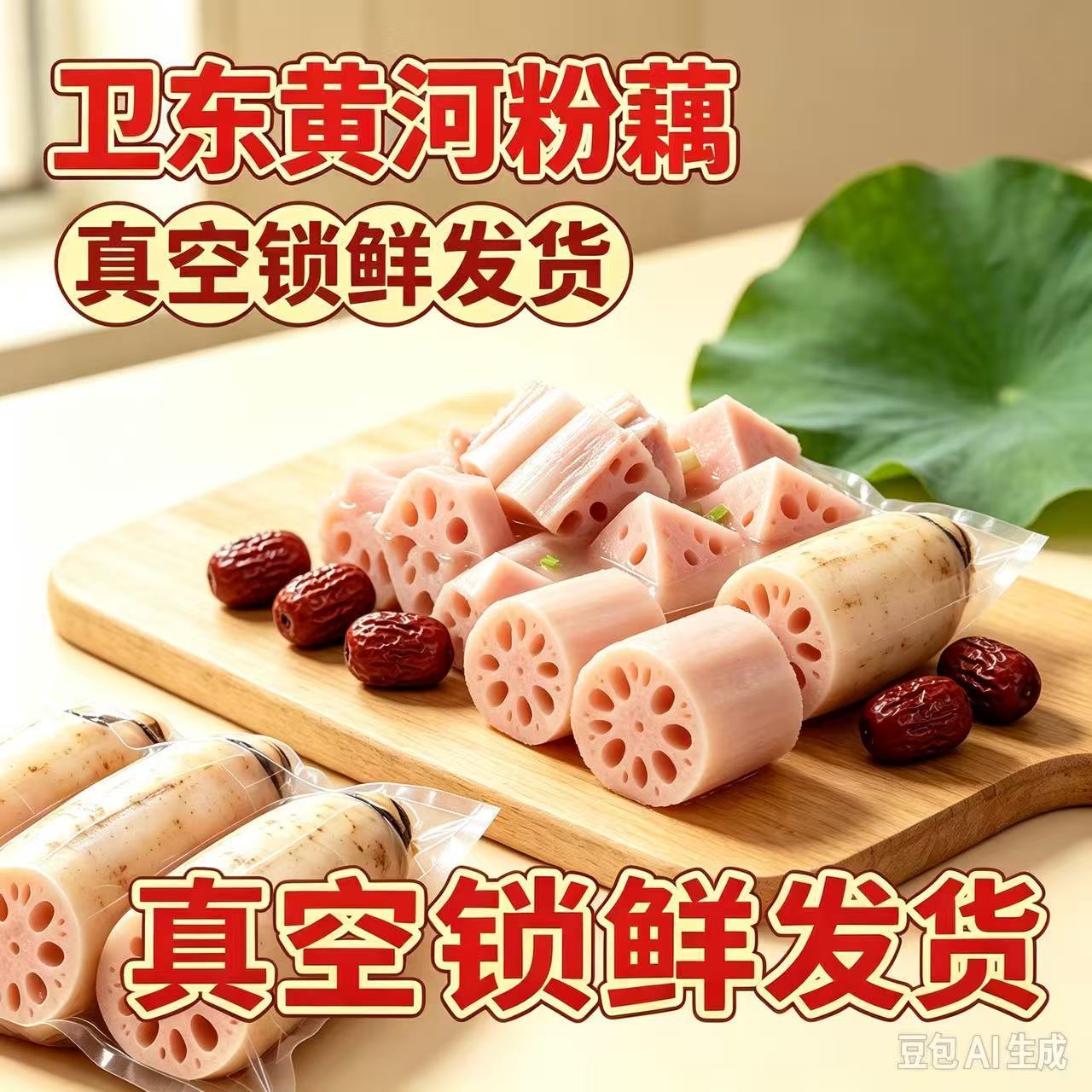 【锁鲜粉藕】现挖煲汤甄选粉糯九孔当季新鲜莲藕直发孕妇可吃批发