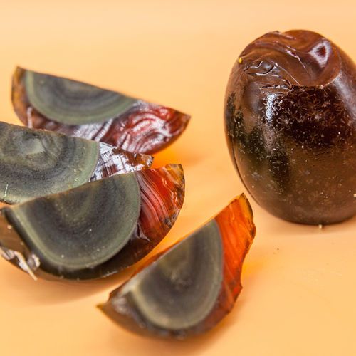 实心松花鸭蛋无铅工艺实心皮蛋变蛋砂溏心松花蛋皮蛋瘦肉粥辅料