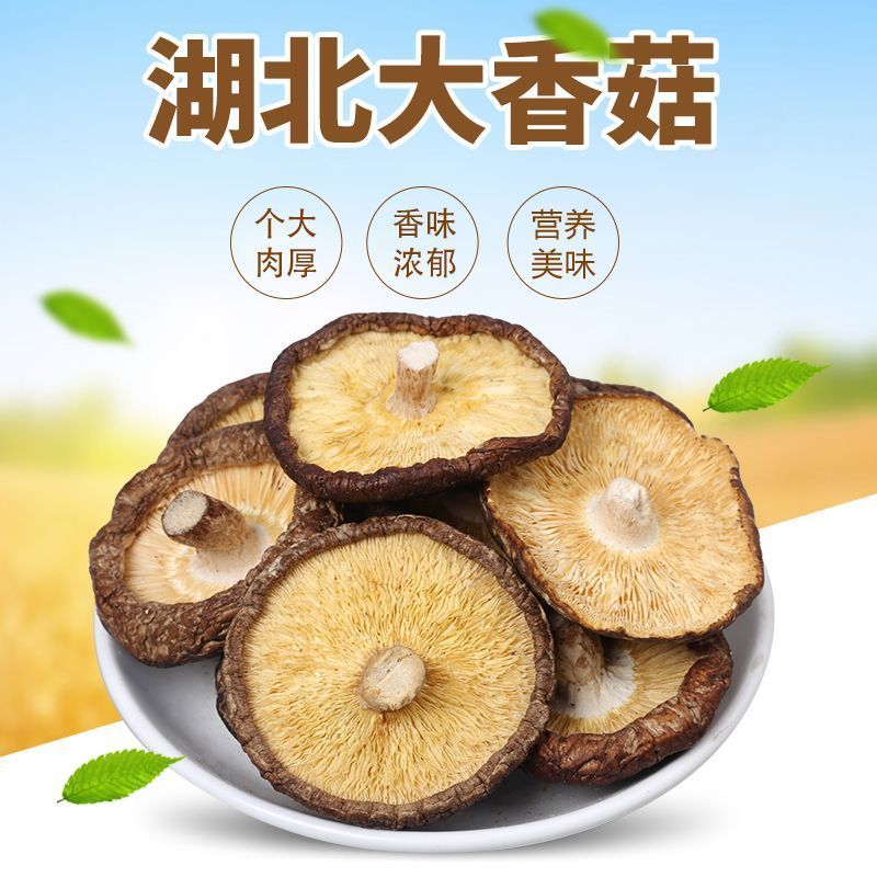 散装商用大个农家新货大片批发特大号香菇干货净重食材包子饺子馅