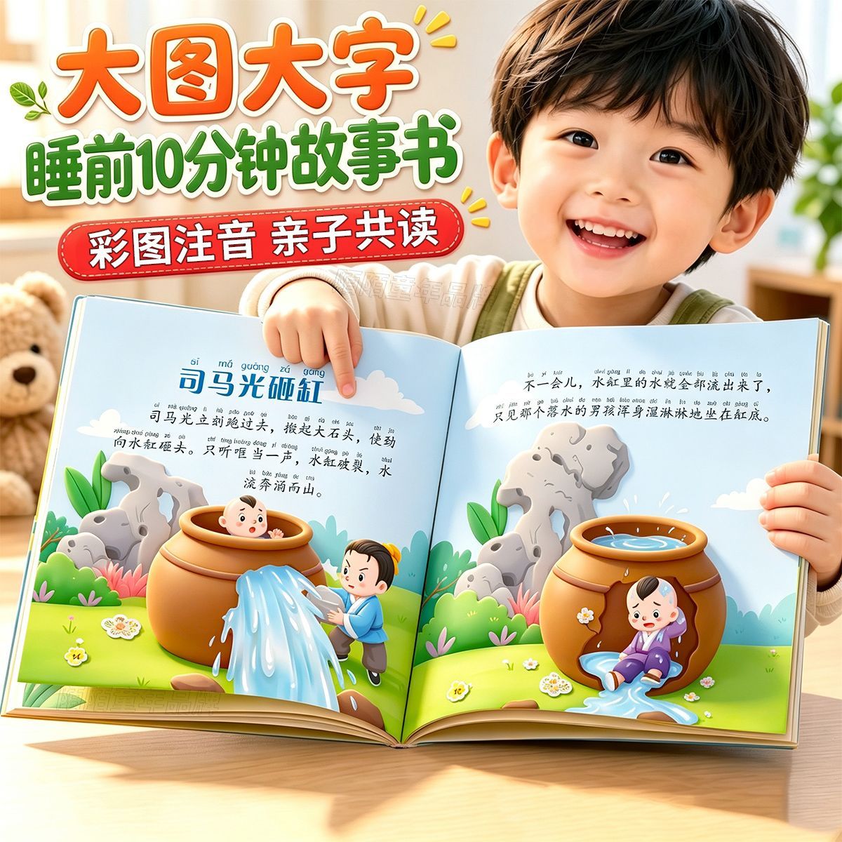 睡前10分钟365夜睡前故事书0-6岁儿童绘本幼儿园阅读故事书大全