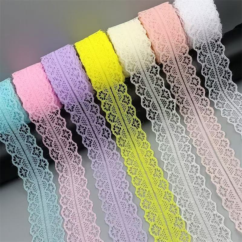 蕾丝花边辅料衣服花边装饰 diy手工材料彩色编织服装饰品礼品包装
