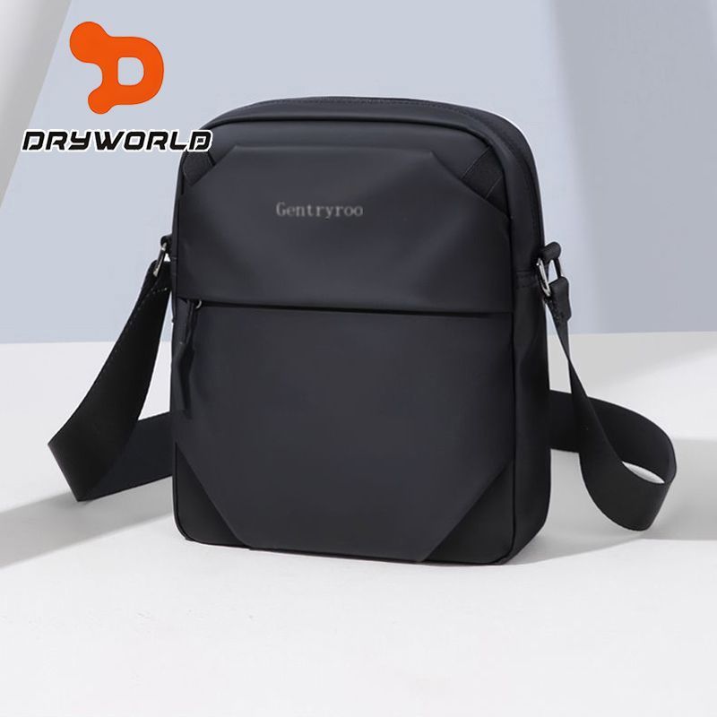 【DRYWORLD】男士单肩包轻便斜挎包运动休闲小包防水商务背包挎包邮差
