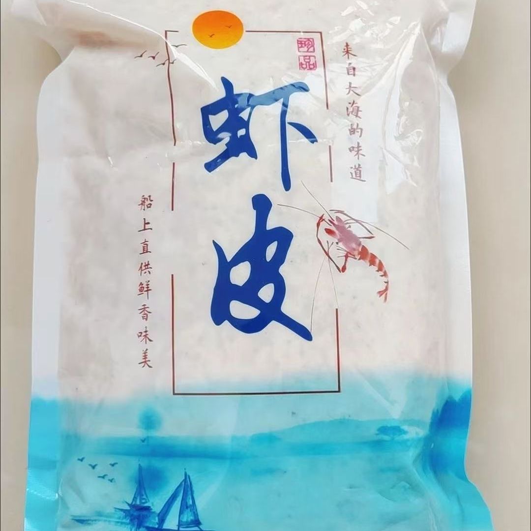 淡干虾皮干货农家日晒小虾米熟干少盐虾皮紫菜汤即食速食虾皮