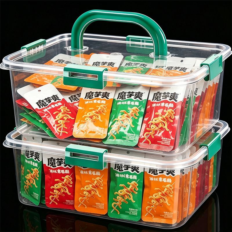 【特惠100包】魔芋脆爽辣条火爆魔芋爽香辣味解馋非即食虾零食3包