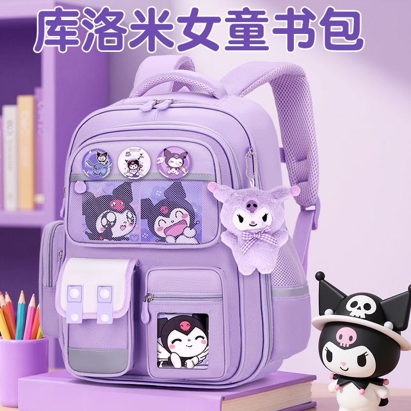PiPiDuck/皮皮鸭高品质小学生一二六年级减负大容量女孩护脊书包