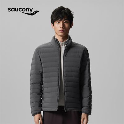【Saucony】索康尼官方运动户外轻薄保暖休闲百搭短款羽绒服