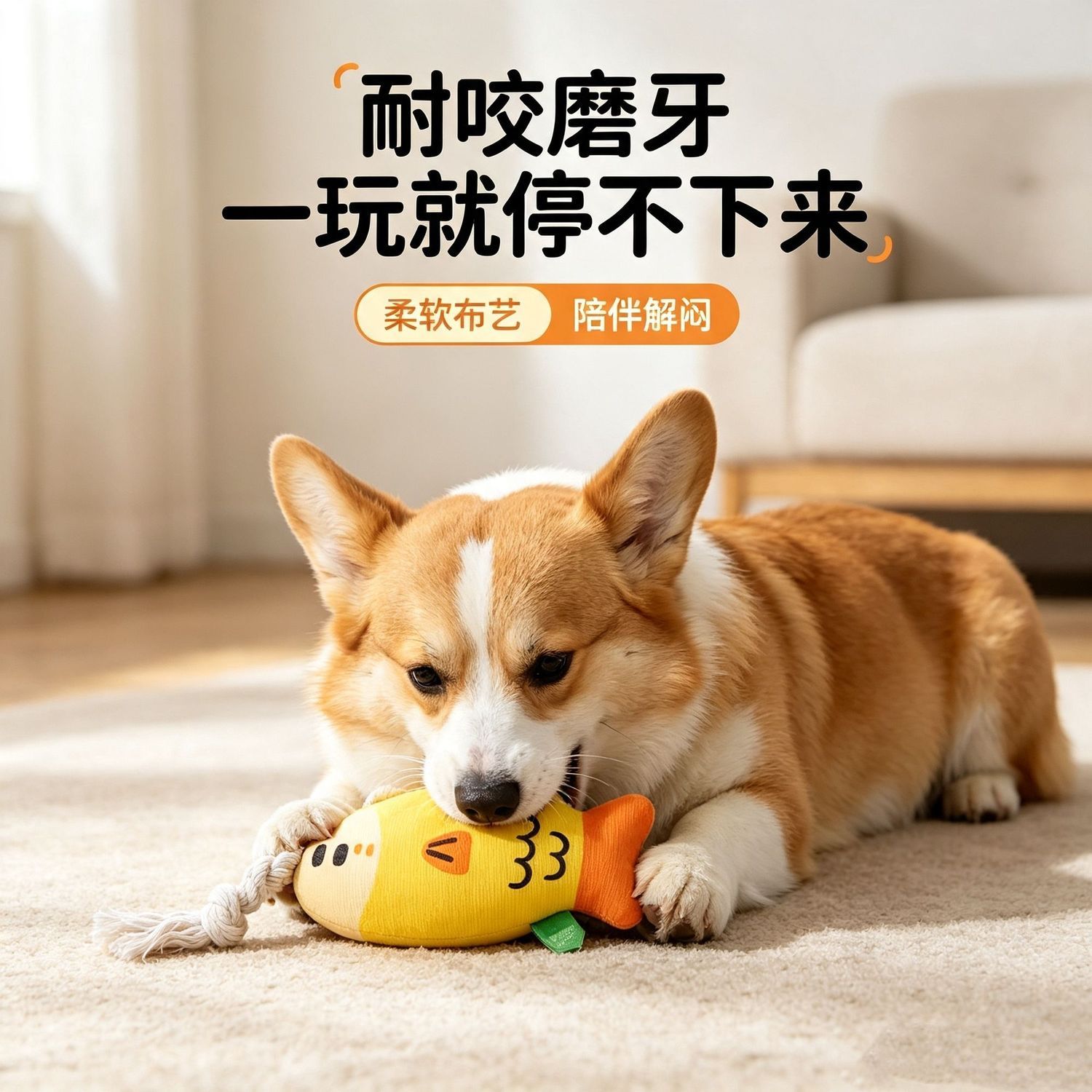 猫玩具仿真胖头鱼发声玩具磨牙洁齿自嗨解闷神器宠物玩具猫狗通用