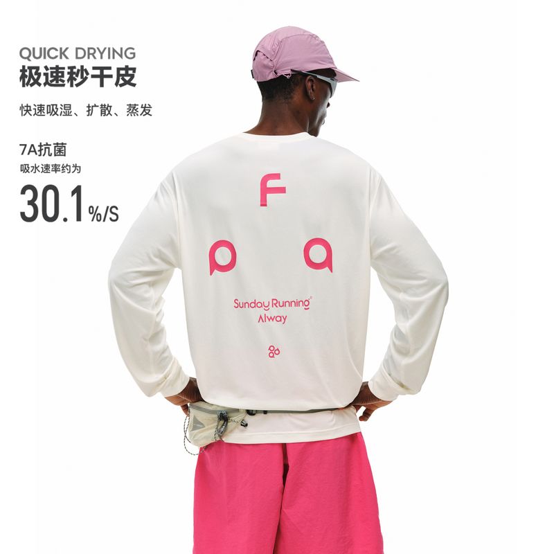 【FPA】三角标logo运动跑步长袖T恤【15天内发货】