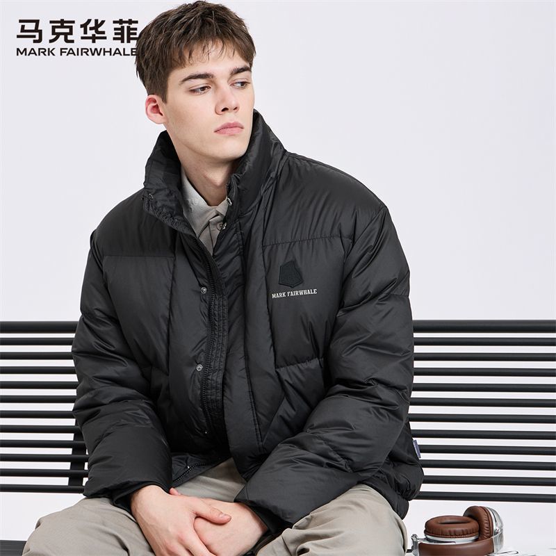 【马克华菲】羽绒服男大码男装加肥加大宽松显瘦肥佬胖子重磅保暖外套