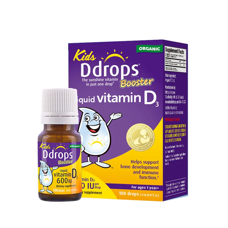 Ddrops滴卓思d3滴剂婴幼儿维D一岁以上儿童宝宝维生素d3婴儿vd3