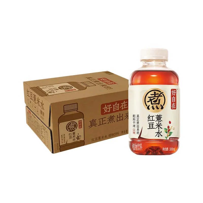 元气森林好自在红豆薏米水无糖植物饮料整箱