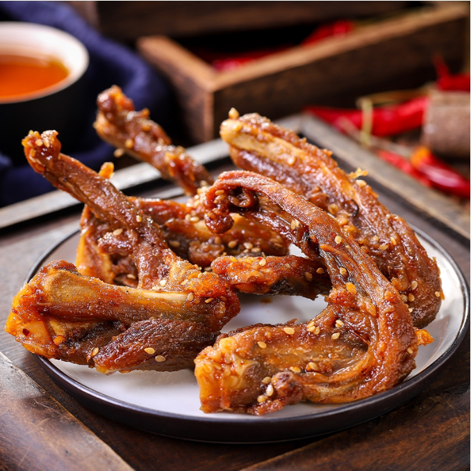 陈阿炳风干鸭架鸭锁骨网红零食爆款休闲小吃解馋福建三明熏味特产