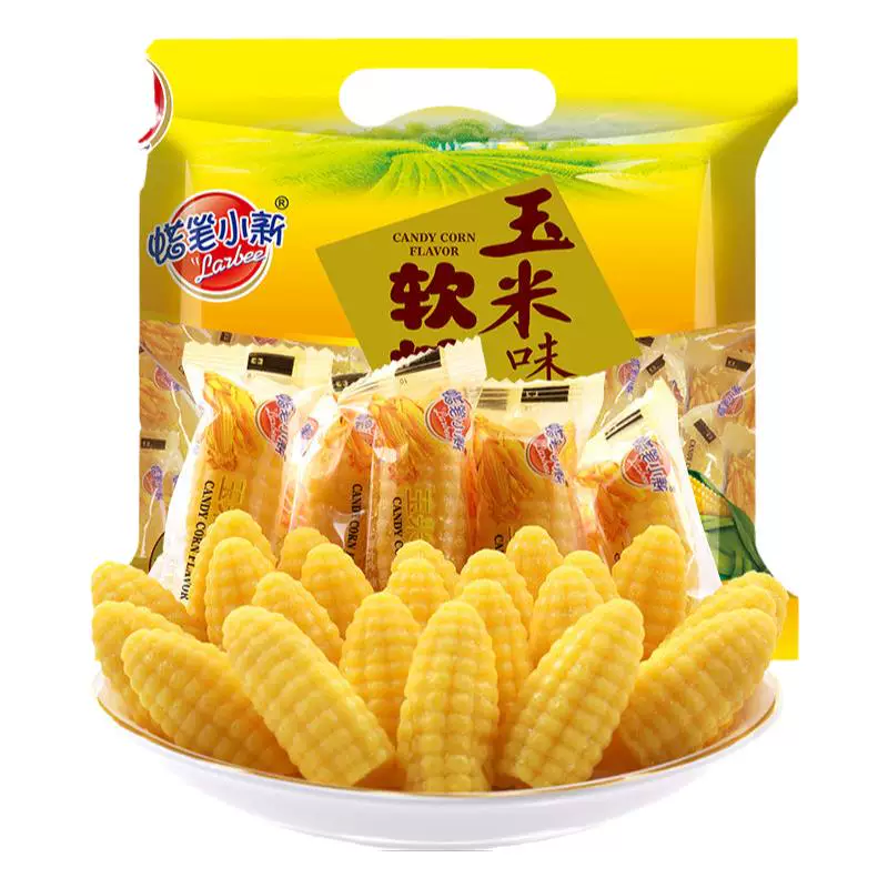 蜡笔小新418g玉米味软糖儿童糖果零食婚庆喜糖过年走亲戚年货节