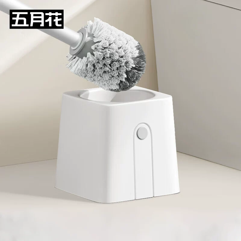 五月花马桶刷家用无死角洗厕所神器卫生间免打孔坐便清洁刷套装