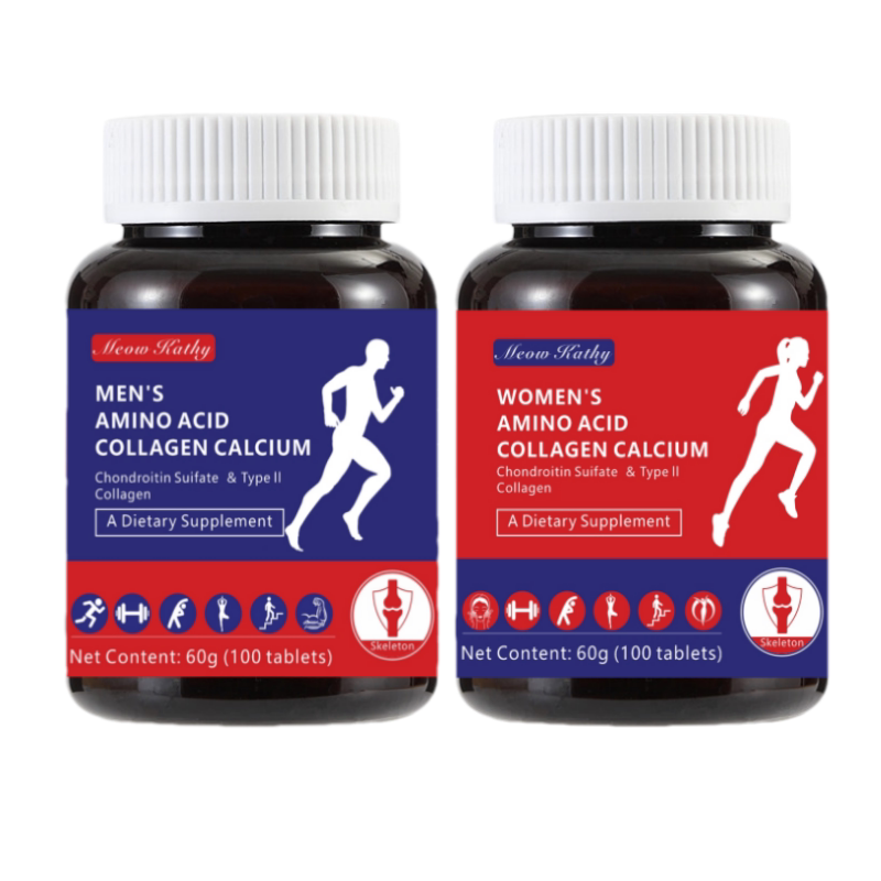MeowKathy AMINO ACID COLLAGEN CALCIUM男&女士氨基酸骨胶原钙G1