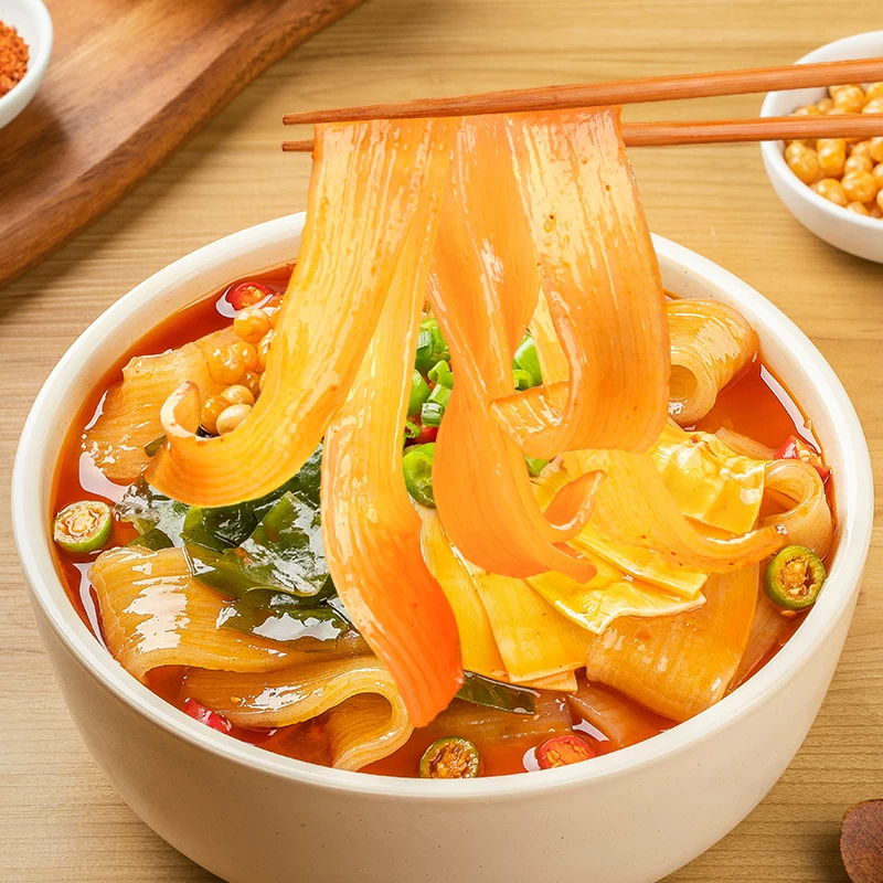 大龙燚100g火锅粉川粉宽粉条火锅食材流汁宽粉速食免泡即煮懒人粉