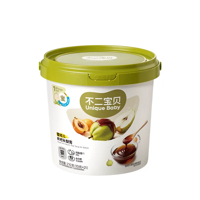 不二宝贝婴儿纯枇杷秋梨膏幼儿童泡水搭无添加宝宝零食莱阳雪梨膏