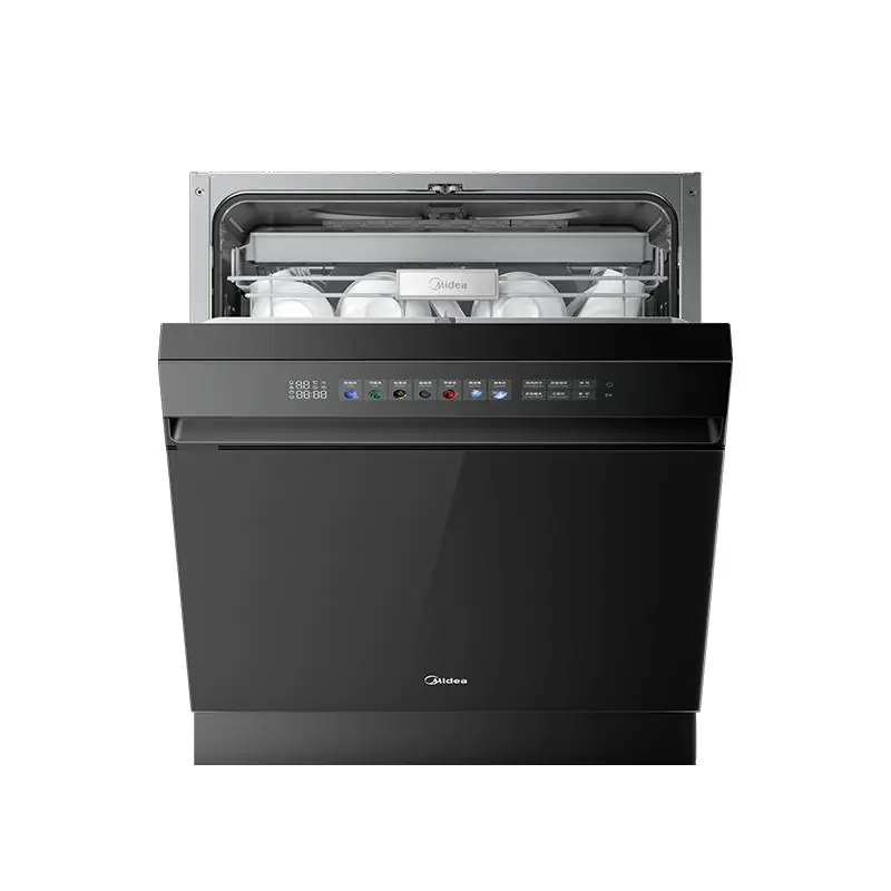 美的洗碗机T7Pro高700家用万向全自动灶下嵌入式消毒一体21套官方
