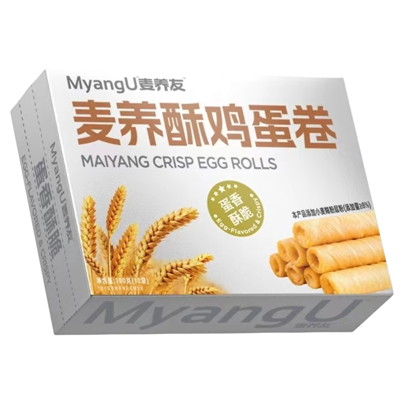 【麦养友】高膳食纤维酥性饼干代餐饱腹粗粮零食休闲全麦营养早餐