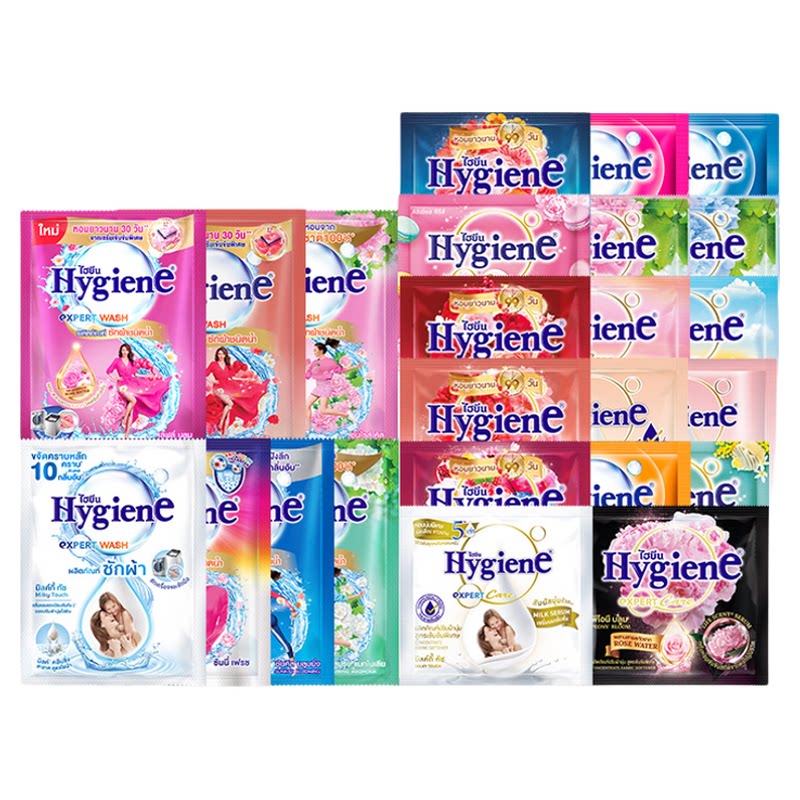 喜净Hygiene衣物柔顺剂泰国进口防静电持久留香洗衣液旅行便携装