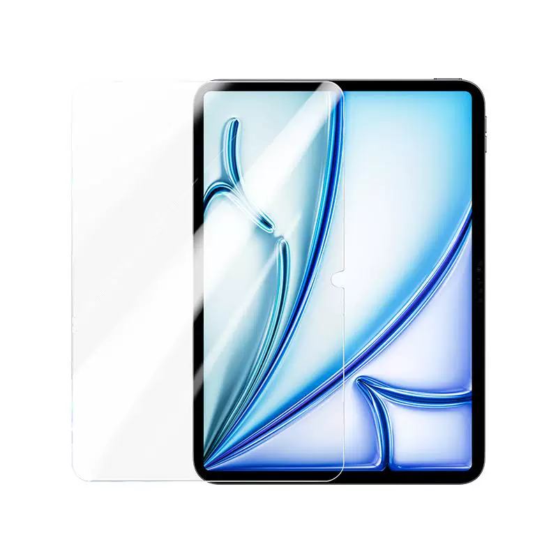 绿联适用iPad11钢化膜2026新款Air8苹果mini7/6平板5/4/3保护Pro11寸13第10代贴膜221/19a16全屏幕8九9十10.2