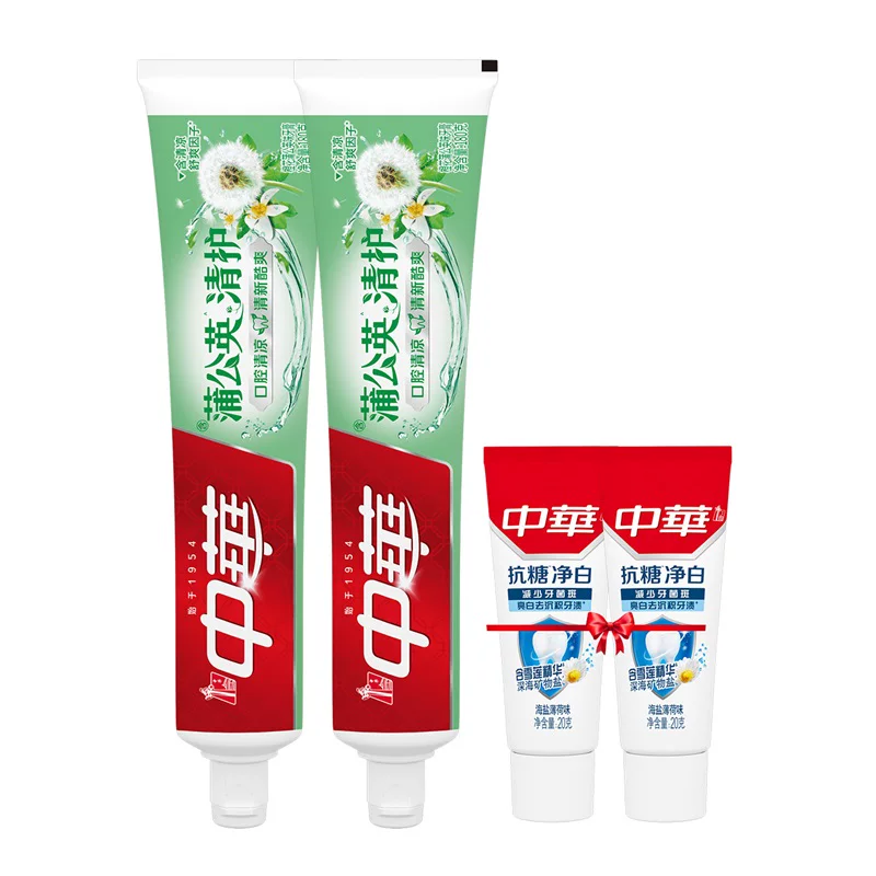 中华花清护牙膏护龈清润清新口气清凉固齿官方旗舰店