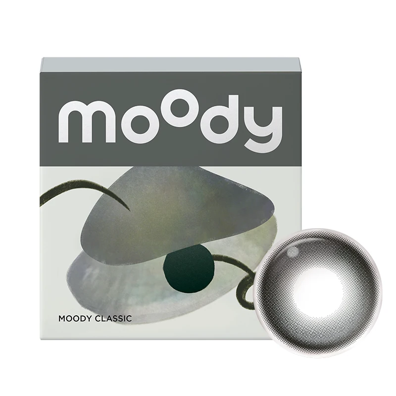 [清仓]moody美瞳蓝色日抛随心搭系列高光彩色隐形眼镜10片装专享