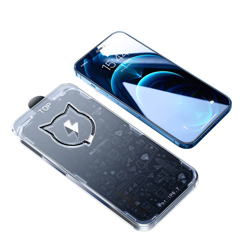 闪魔适用苹果17康宁钢化膜iPhone16Pro手机膜16Promax全屏覆盖15Pro贴膜神器14Promax高清防尘13保护贴膜