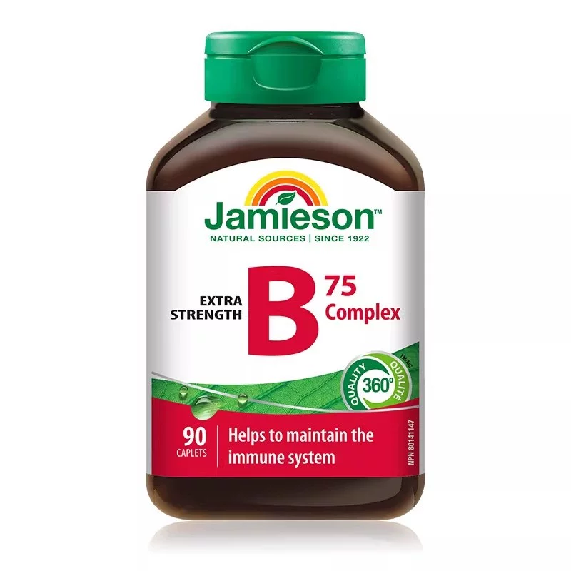 jamieson健美生复合维生素b族复合片bB12 b6 90粒肌醇熬夜常备