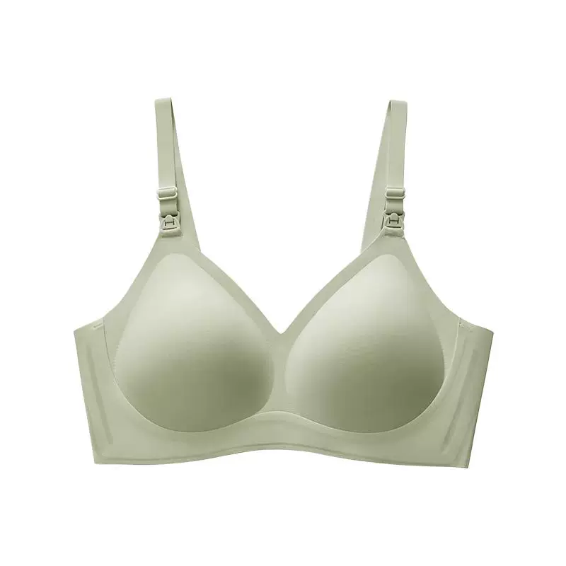 十月结晶5D零感反重力孕妇哺乳期聚拢内衣产后母乳文胸罩薄透气秋