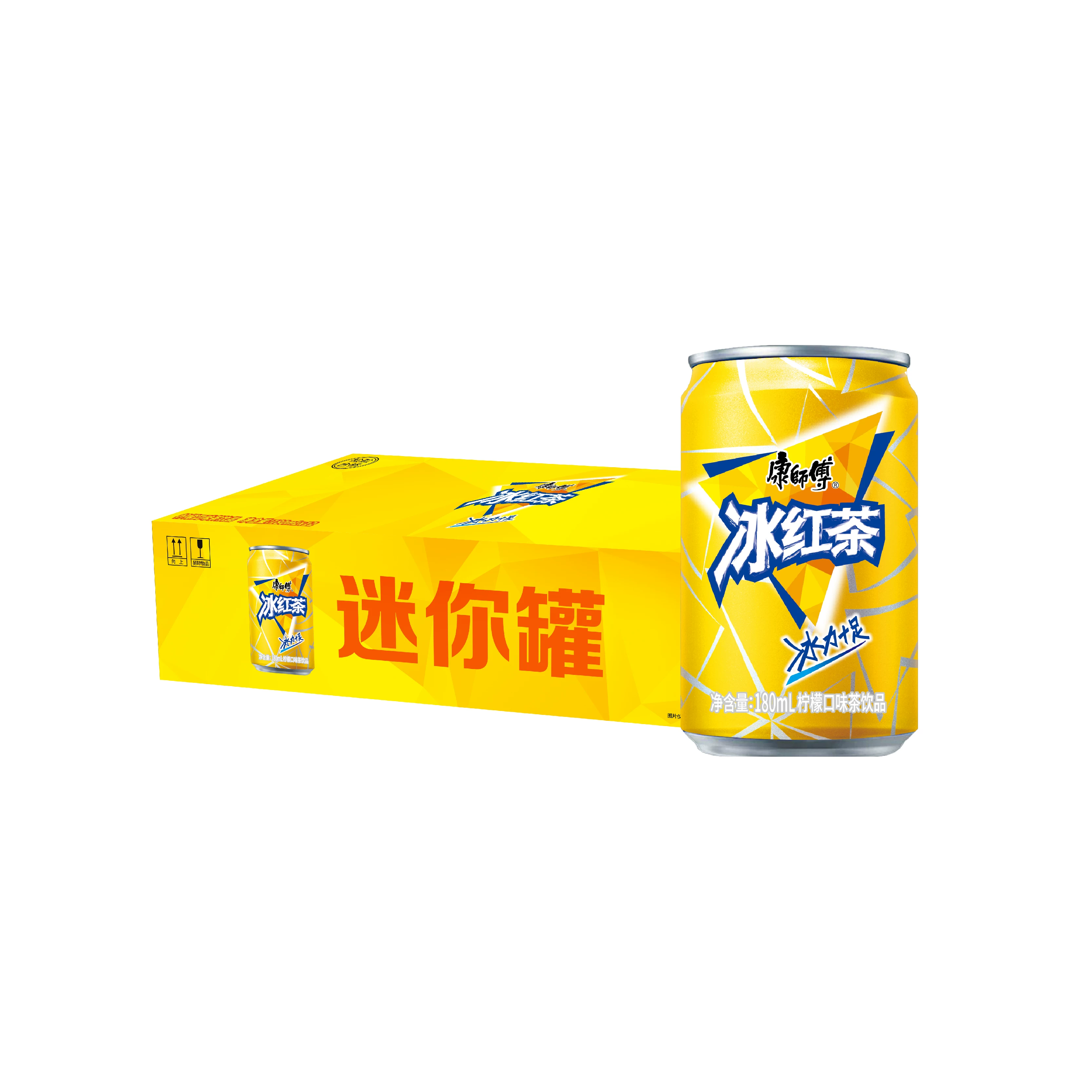 康师傅经典酸甜口味冰红茶小罐装Minican冰红茶180ml*12罐TK