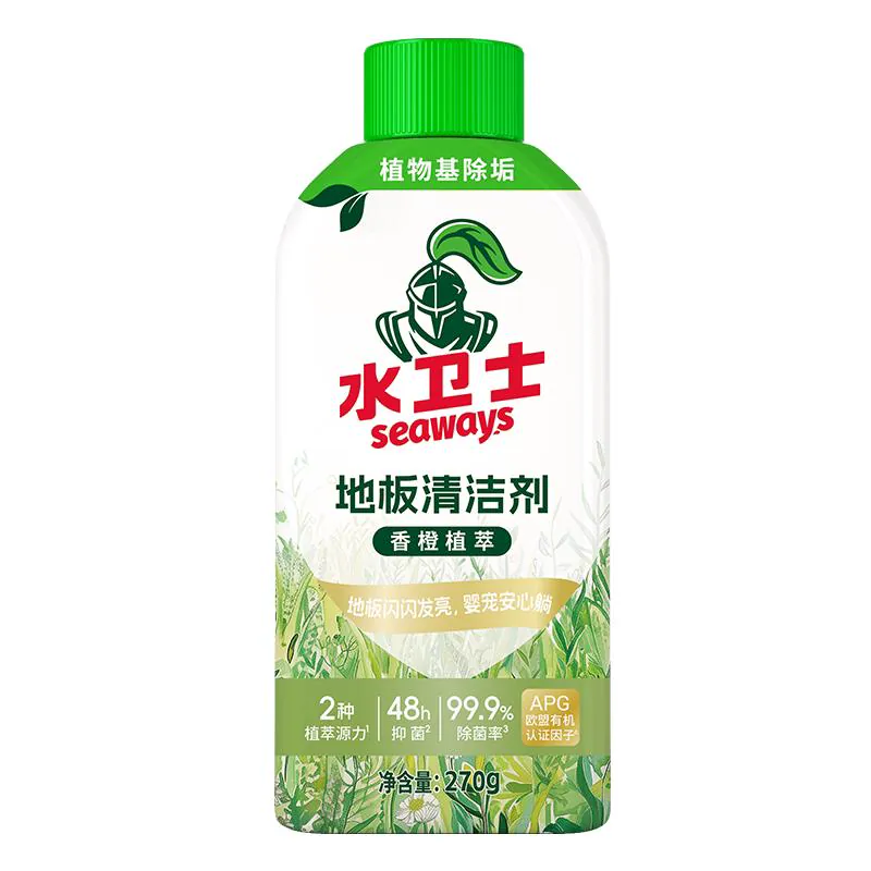 水卫士地板清洁剂强力去污抛光除菌瓷砖拖木地板洗地机专用清洁液