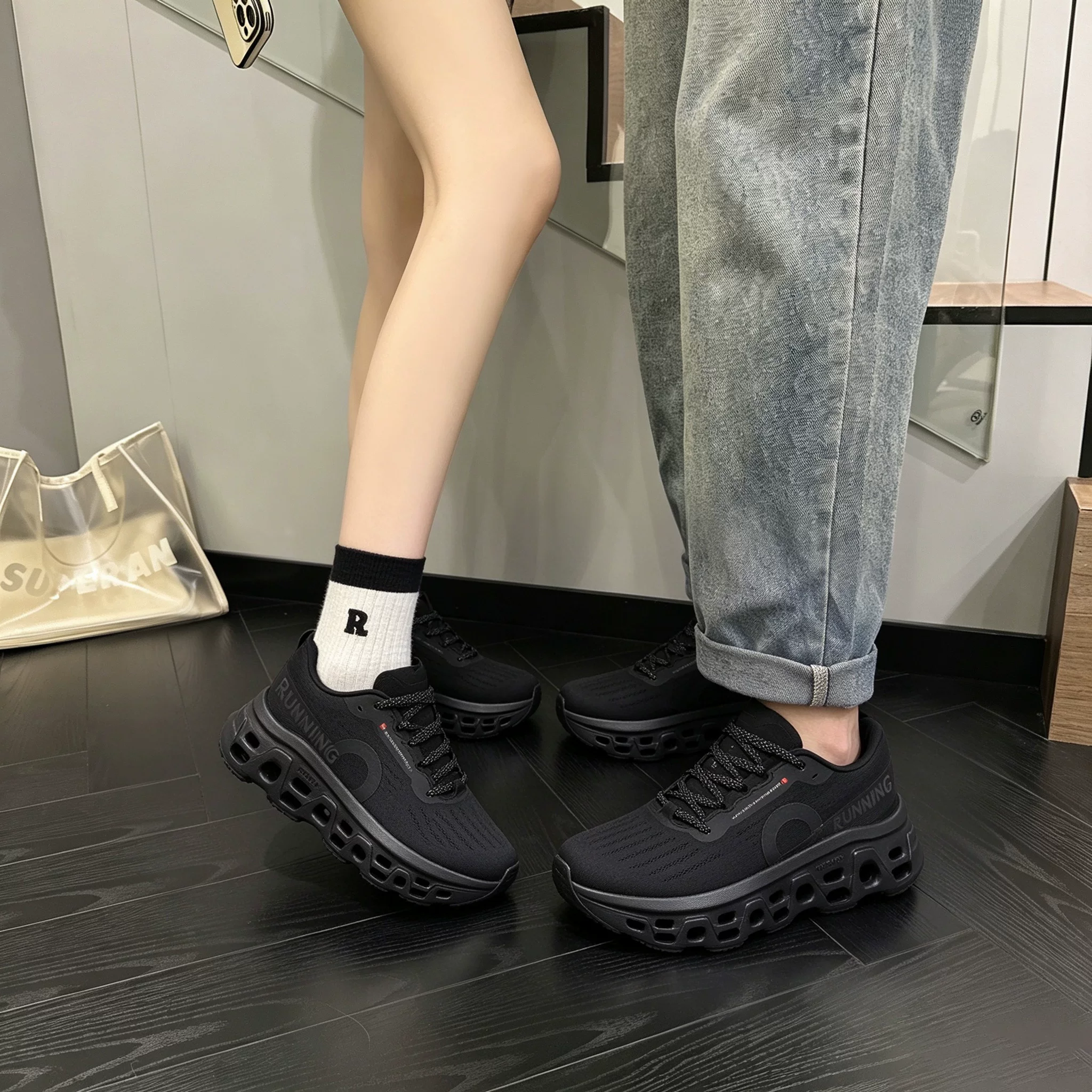 新款氛围感老爹鞋复古新潮设计男女同款城市出行休闲运动鞋